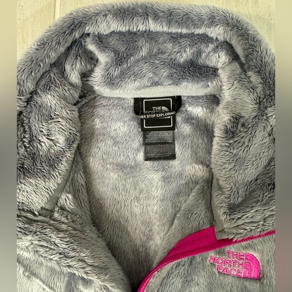 The North Face Outdoor Jacket Fleece Grey Womens Zip - Size: Medium - Picture 3 of 4